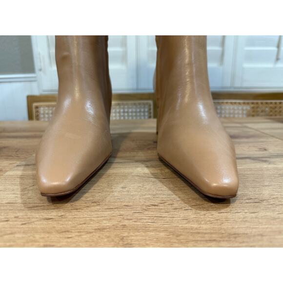 Sam Edelman Sylvia Knee High Boots Luxe Tan Leather 11.5 Athletic Fit Style NWOB - Picture 6 of 15